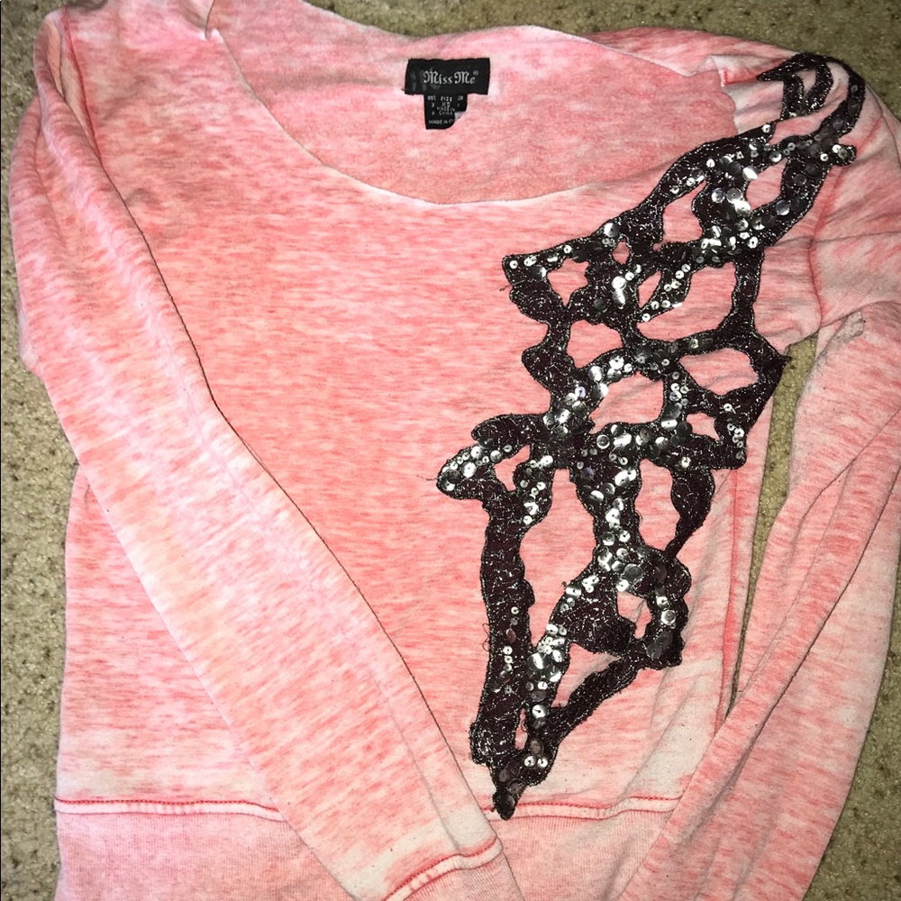 Gently used miss me sweater
